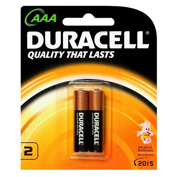 Pin đũa AAA LR03 Duracell MN2400 Alkaline 1.5V vỉ 2 viên