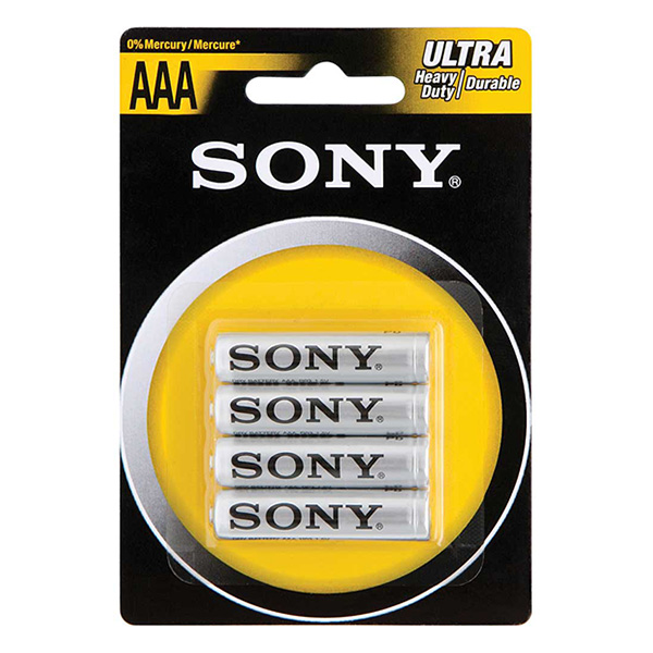 Pin AAA SUM4 R03 Sony Carbon 1.5V vỉ 4 viên