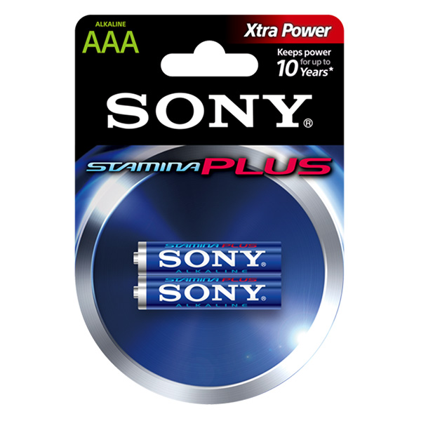 Pin AAA LR03 Sony Stamina Plus AM4-B2A vỉ 2 viên