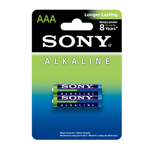 Pin AAA LR03 Sony Alkaline AM4L-B2D 1.5V vỉ 2 viên